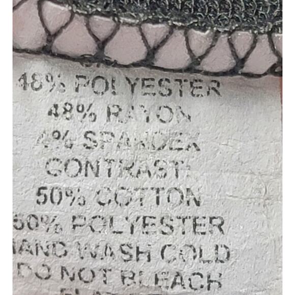 Pleione Black 3/4 Ruffled Sleeves A Line Mini Dress Small Lightweight Soft Flowy - Picture 4 of 6